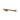 Profile of the Measuring Spoons, Set of 6 in gold finish.