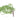 Realistic artificial string of pearls plant in green with a brown, wood-like stem.
