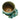Stoneware Planter with Frog Base has a drainage hole allowing you to plant directly in the planter.