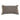Cotton Lumbar Pillow with Chambray Back & Fringe