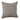 Chambray back of the 18 inch cotton pillow.