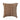 18 inch square cotton embroidered pillow in putty.