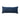 Cotton back of the 32"L x 14"H Cotton Velvet Printed Lumbar Pillow.