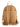 The backside of the Ezra Backpack showing the exterior trolley sleeve, gold hardware and light accented straps and pull tabs.