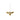 Gold bee-shaped ornament hanging on a white background.