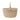 Hand Woven Basket with Handle up.