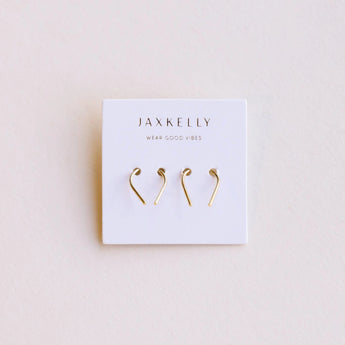 JaxKelly minimalist horseshoe shaped earring