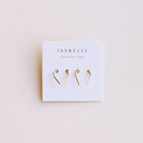 JaxKelly minimalist horseshoe shaped earring