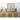 Mango Wood and Cane Sideboard with Shelf used as a functional piece in the dining room for mugs, condiments and bread.