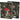 Front and back covers of a woodland-themed hardcover journal. The front features a mouse nestled under a red toadstool surrounded by blooming flowers, while the back showcases a chipmunk among foliage and butterflies against a dark background.
