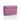 Profile of the rectangular lavender-colored Marseille soap bar with "Bois de Santal" embossed on the front, made in France with organic shea butter.