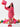 Shiraleah Felicity Stripe Robe with Red and Pink Stripes along with matching slippers.
