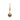 Set of 4 Stainless Steel Measuring Spoons, in a gold finish.
