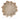 Stoneware plate shaped like a flower, measuring 10 inches in diameter. The plate features a textured surface with a radial pattern and a reactive glaze finish in earthy tones.