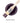 An open jar of Velvet Plum by Fusion Mineral Paint with a dipped paint brush sitting on top.
