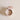 Round Velvet Jewelry Box - Cream