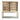 Reclaimed wood with natural finish kitchen hutch with rustic metal shelf for home storage and display.