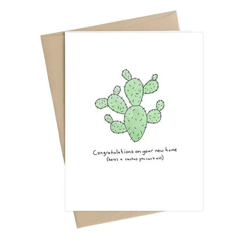 New Home Cactus Card