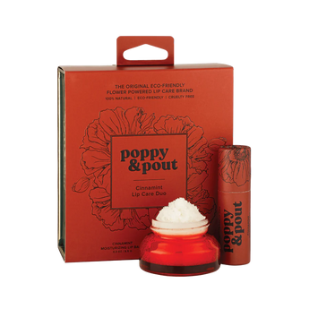 Poppy & Pout giftbox set in flavor Cinnamint. 