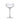 8 ounce clear stemmed coupe champagne glass.