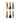 Photo showing sizes of our hand painted floral inspired spoons.