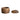 View of mango wood container with lid removed.