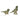 Measurements of the debossed stoneware bird with reactive glaze.