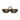 Rustic stoneware double dish with an organic, hand-formed handle. The deep brown glaze with earthy variations gives it a handcrafted, artisanal feel.