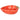 Side view of the 1/2 cup stoneware strawberry shaped measuring cup.