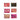 Six different styles of velvet zip pouch with an interior coating.