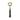 Stainless Steel and Resin Bottle Opener with a Gold Finish and a Marbled Green Handle.