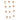 Measurements of the Etched Recycled Mercury Glass Ball Ornament Garland with Gold Cord