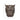 Stoneware Owl Shaped Planter with Reactive Glaze measures 7 inches high and 6 inches wide.