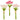 Pale pink natural touch tulip bunches.