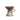 Stoneware Pillar Holder with Handle