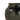 Details of the handle on a glazed black clay pot vase.