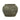 A matte black clay pot.