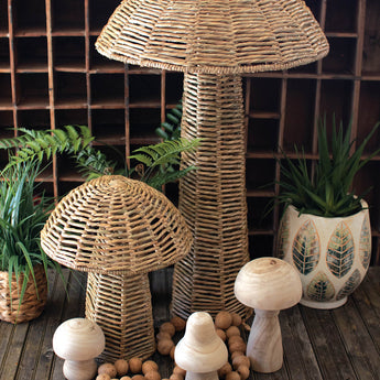 Woven Seagrass Mushroom