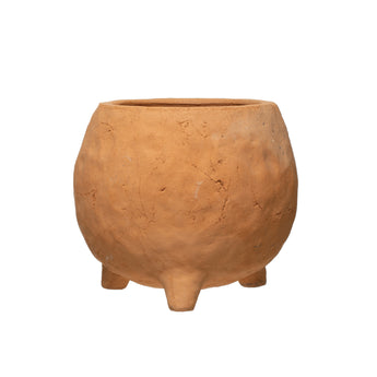 Terracotta Footed Planter - Natural