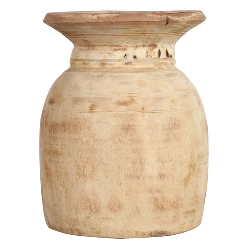 Hand carved Himachal Water Pot made in India. 