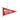 Red pennant ornament with 'NOT Sorry' and a maple leaf on a white background