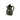 Green frog-shaped pitcher on a white background