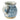 Hand-Painted Stoneware Pitcher with Floral Print