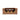 Cardboard packaging with gold ornaments place holders inside on a white background