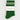 Green socks with white stripes on a white background, labeled 'Le Bon Shoppe'.