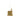 Gold glittery church-shaped ornament on a white background.