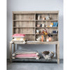 Reclaimed Wood and Metal Hutch and Shelves