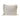 Cotton Blend Pillow with Tufted Pattern & Fringe - Cream