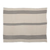 Double Cloth Stitched Throw with Frayed Edges