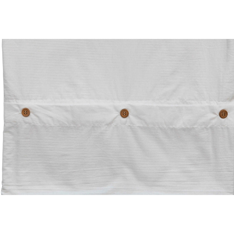 Cotton Double Sided Striped King Duvet Cover, 2 Shams